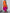 Elegant Ombre Satin Gown with Asymmetrical Hemline