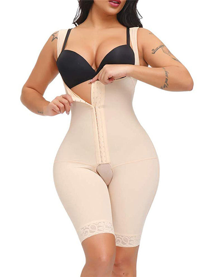 Gathered Body Shaping Tummy Sculpting And Hip Lifting Camisole Bodysuit