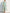 Graceful Mint Green Chiffon Midi Dress with Ruched Waist and Floral Embroidery