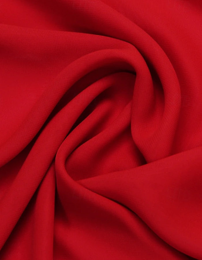 Long Sleeved High Neck Chiffon Pleated Maxi Dress