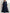 Solid Color Long Sleeved V-neck Chiffon Maxi Dress