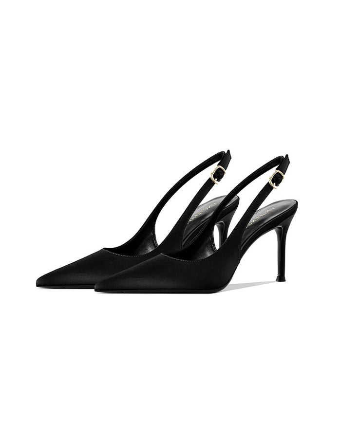 Pointed Toe Strappy Stiletto Heels
