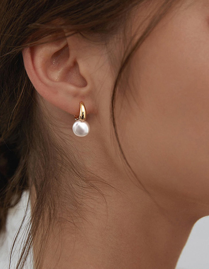Pendientes de perlas vintage