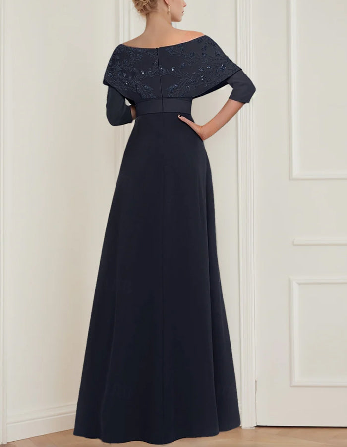 Navy Blue Sequins Jumpsuit