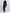 Dark Blue One Shoulder Satin Maxi Dress