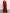 Red Chiffon V-Neck Long Sleeve Maxi Dress