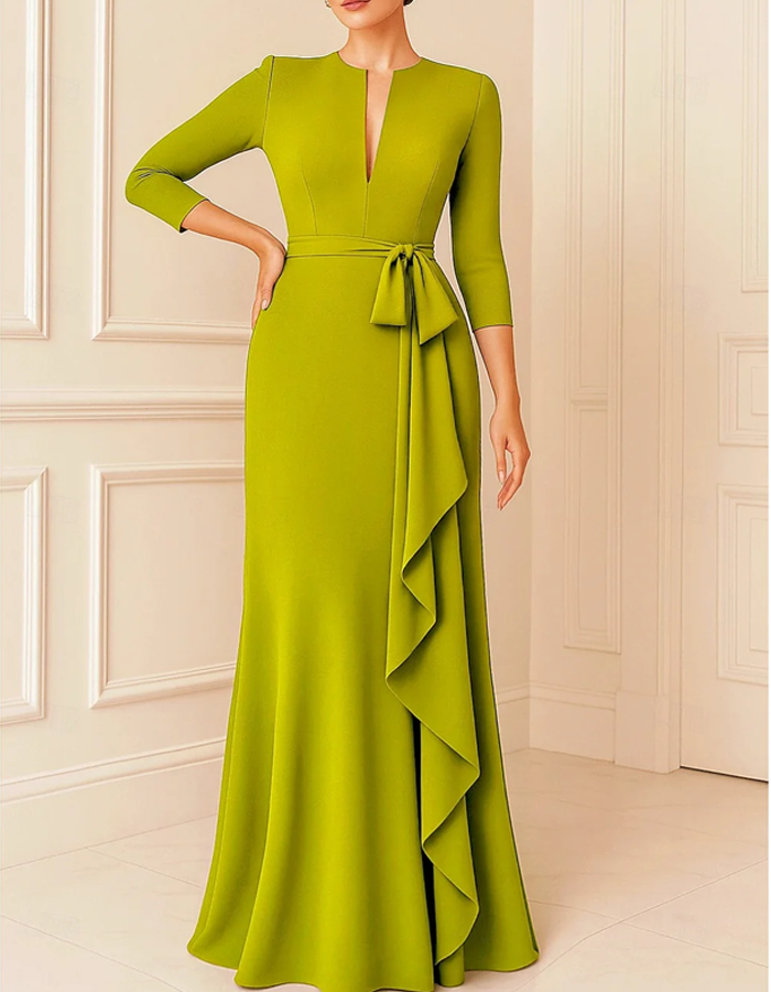 Modern Elegant Mermaid Maxi Dress