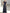 Navy Blue V-Neck Lace Chiffon Maxi Dress