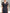 Navy Blue V-Neck Lace Chiffon Maxi Dress