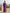 Deep Purple Chiffon Ruffles Maxi Dress