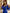 Royal Blue Chiffon V-Neck Maxi Dress