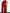 Red Satin One Shoulder Cape Maxi Dress