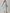 Light Blue Floral Chiffon One-Shoulder Midi Dress