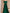 Green Satin Off Shoulder Knotted Maxi Dress