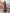 Purple Satin Single Shoulder Beaded High Slit Maxi Dress