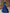 Royal Blue Long Sleeved Pleated Fishtail Maxi Dress