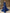 Royal Blue Long Sleeved Pleated Fishtail Maxi Dress