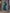 Peacock Blue Shimmering Satin Cape With Fishtail Collar Midi Dress