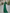 Emerald Green Chiffon Vintage Maxi Dress