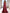 Wine Red Satin One-Shoulder Fishtail Maxi Dress