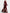 Solid Color Chiffon V-Neck Printed Long Sleeve Maxi Dress