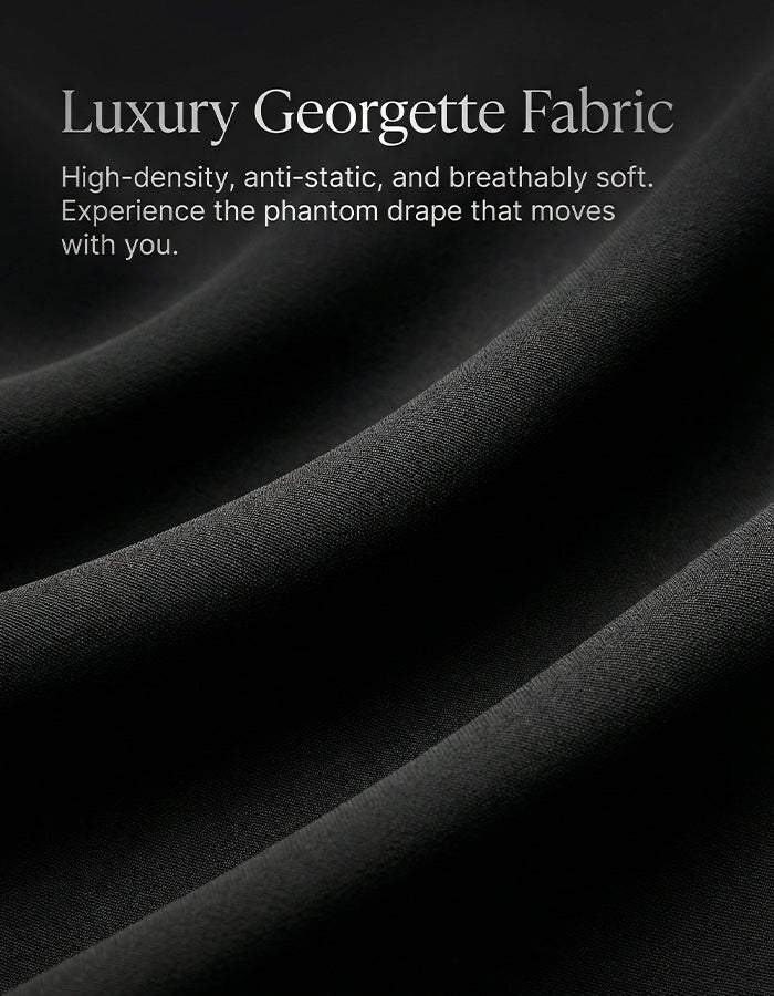 Black Halter Neck Chiffon Rhinestone Waist Belt Maxi Dress