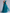 Lake Blue Chiffon One-Shoulder Ruffled Midi Dress