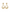 Gold Pleated Teardrop Earrings