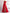 Solid Color Satin 3D Floral Embellishment V-Neck With Slit Maxi Dress