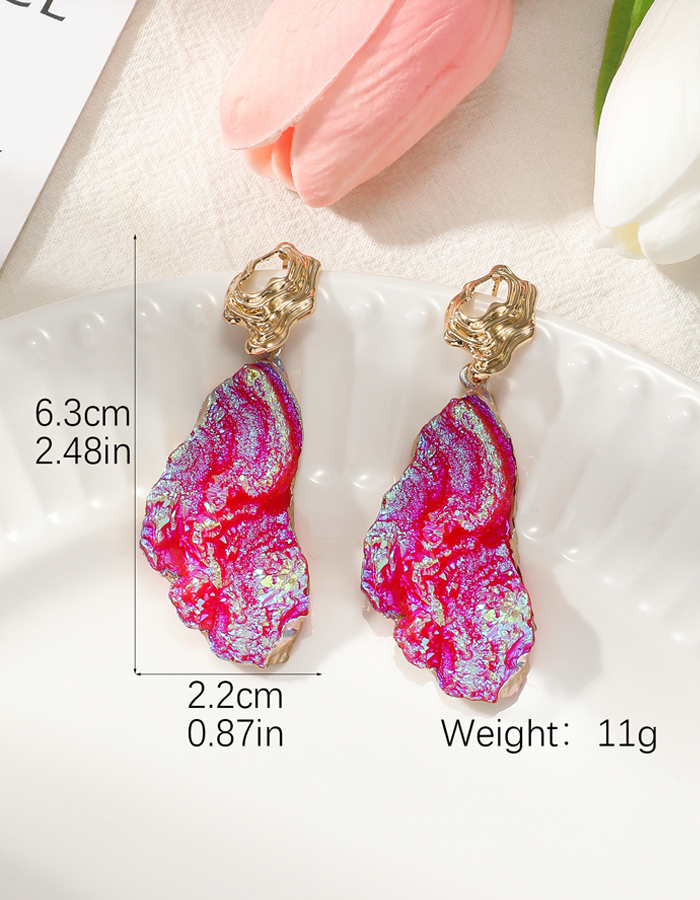 Retro Geometric Earrings