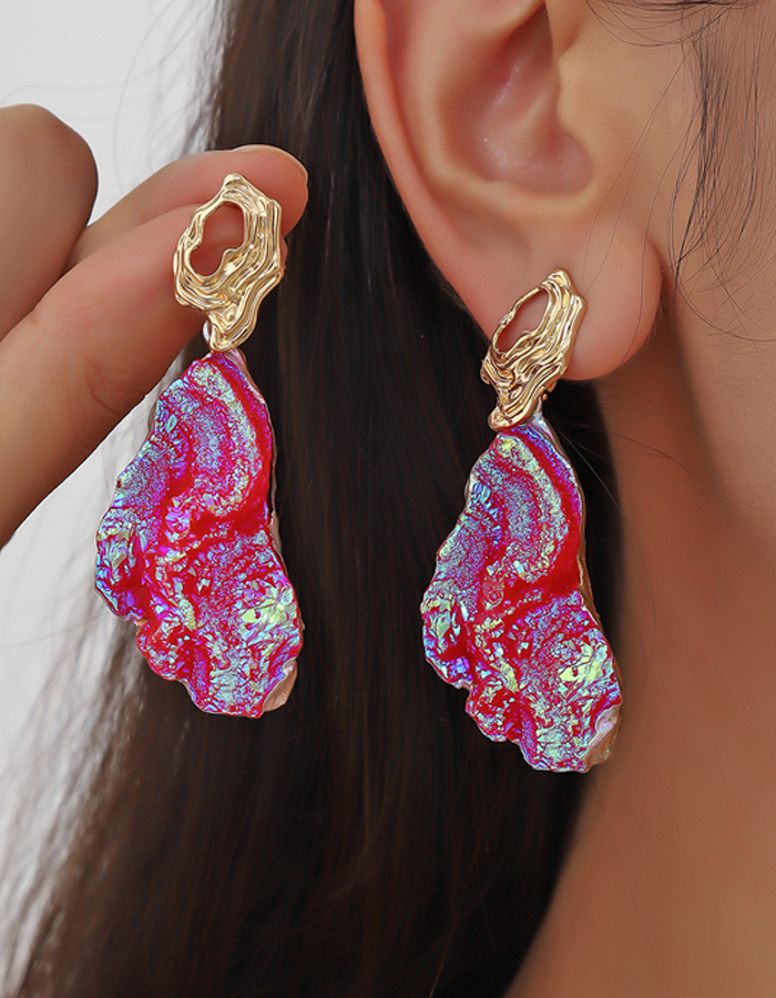 Retro Geometric Earrings