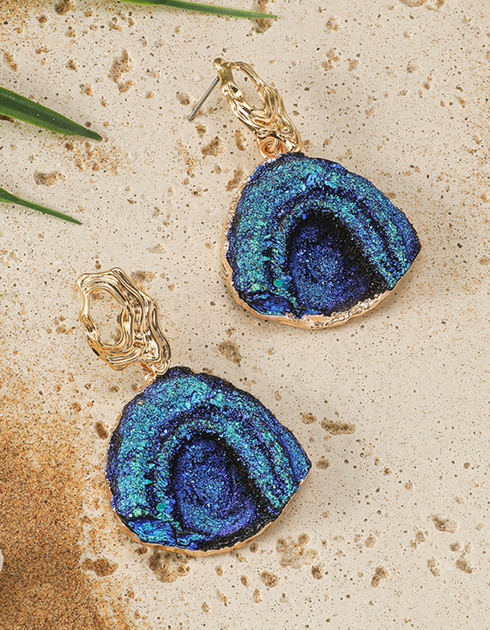 Retro Geometric Earrings