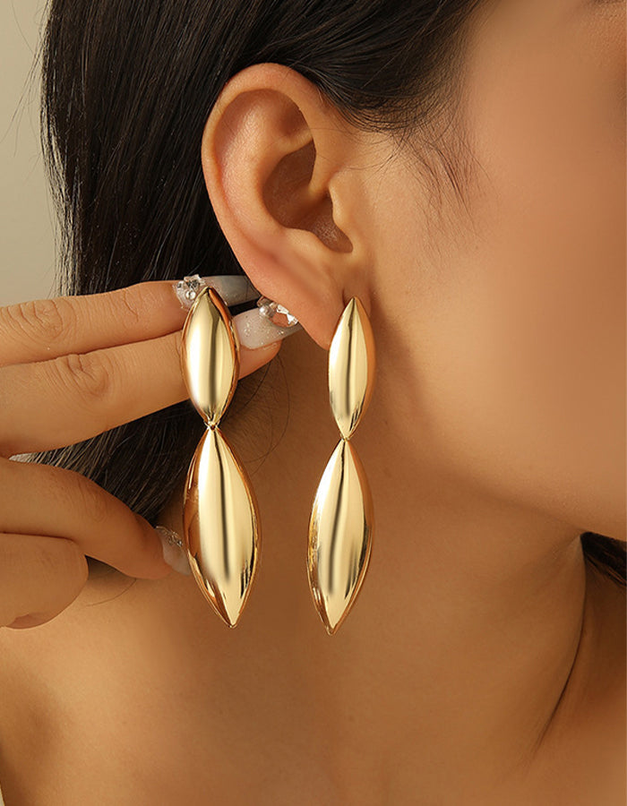 Gold Teardrop Earrings