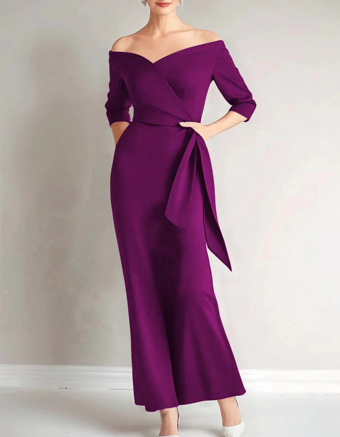 Off-the-Shoulder Maxi Dress
