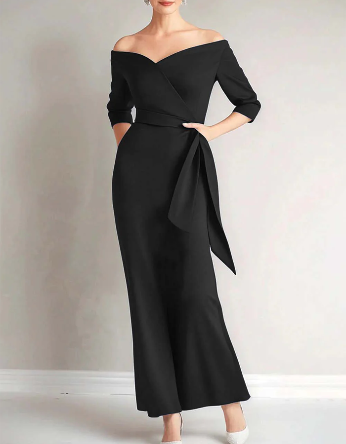 Off-the-Shoulder Maxi Dress