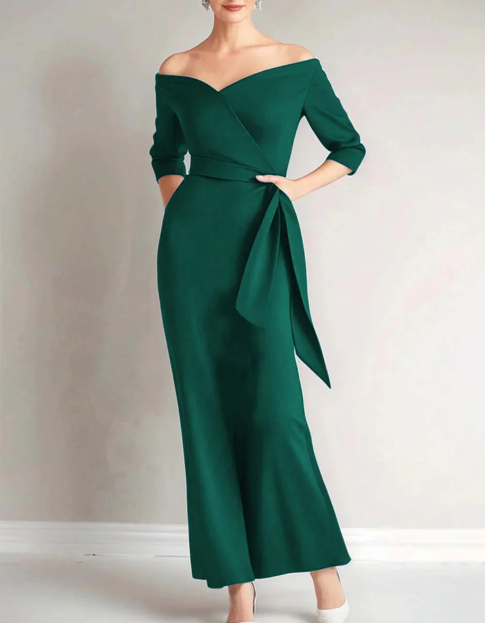 Off-the-Shoulder Maxi Dress