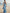 Blue Floral Print One Shoulder Fishtail Style Maxi Dress