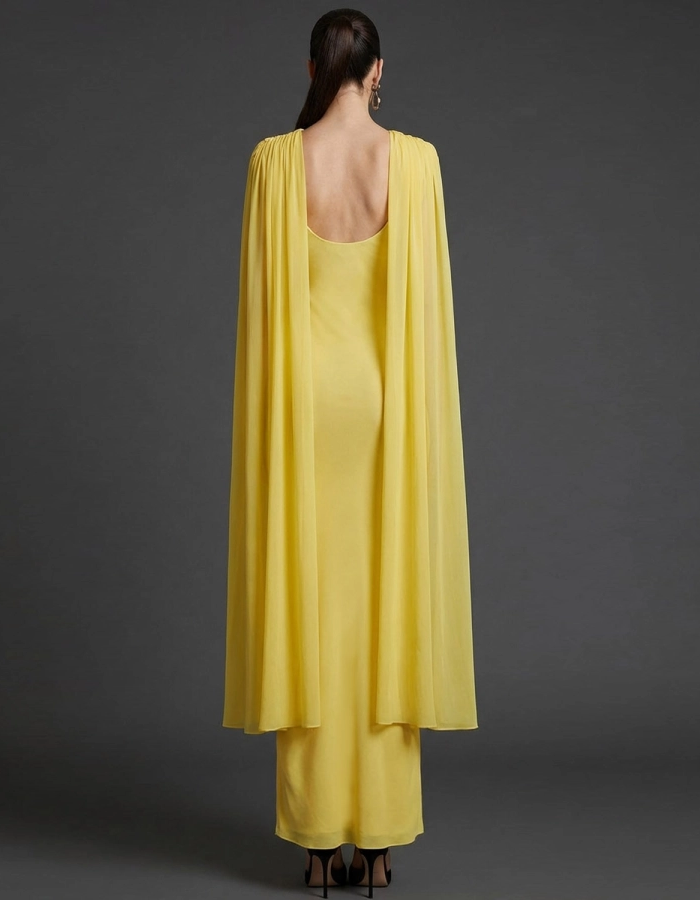 Cowl Neck Maxi Dress