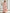 Floral Print Chiffon With Pink Foundation And Lantern Sleeves Maxi Dress