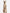 Camel Leopard Print Abstract Pleated Pleats Maxi Dress
