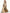 Camel Leopard Print Abstract Pleated Pleats Maxi Dress