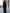 Black Chiffon One Shoulder Ribbon Maxi Dress