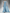 Sky Blue Chiffon One-Shoulder Cape-Sleeve Maxi Dress