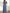 Dusty Blue Lace Chiffon V-Neck Maxi Dress