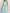 Blue Halter Neck Ruffled Chiffon Maxi Dress