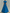 Vibrant Blue Chiffon High-Neck Maxi Dress