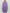 Purple V-Neck Slit Chiffon Cape Sleeves Maxi Dress
