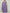 Purple V-Neck Slit Chiffon Cape Sleeves Maxi Dress