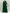 Emerald Green Chiffon Ruffle Cape Maxi Dress