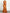 Warm Orange Tie Dye Print V-Neck Knot Maxi Dress